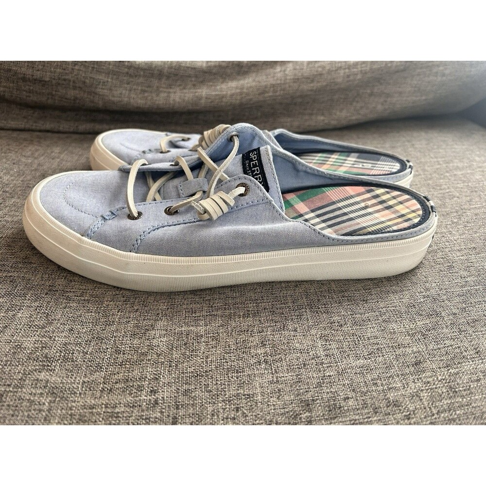 Sperry Memory Foam Canvas Top Sliders Womens Size… - image 7